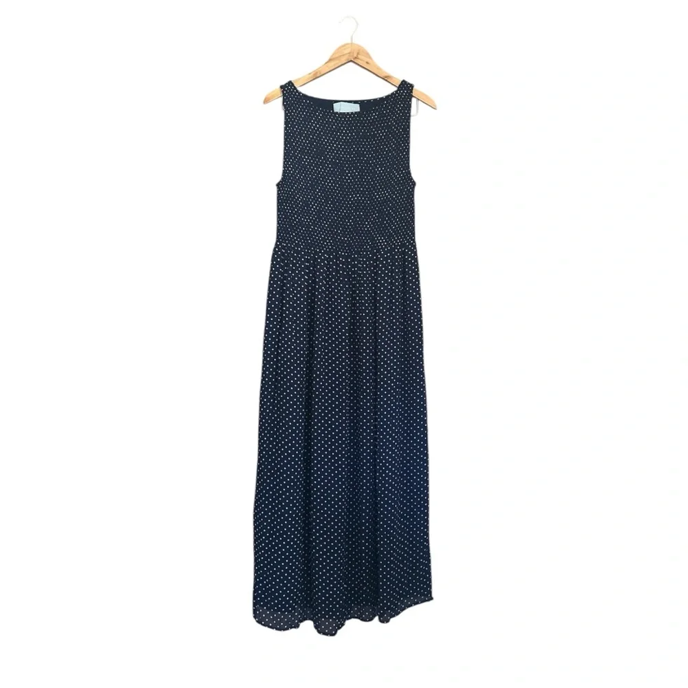 Hill House Navy Blue Polka Dot Cosima Dress - Picture 3 of 11